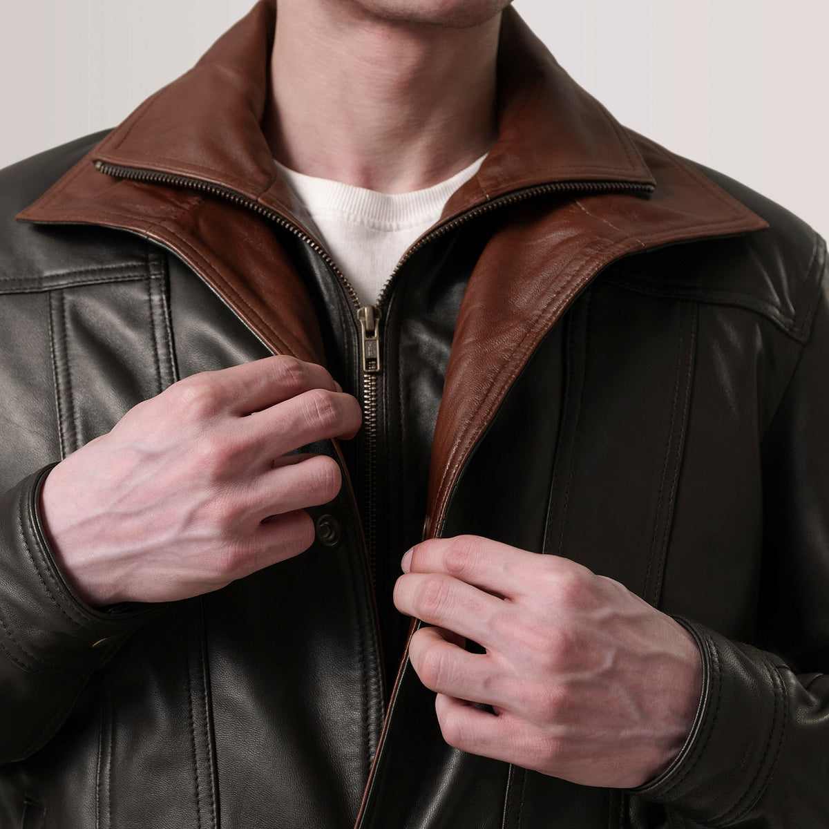 Klen Nahkatakki Miehille – alternate product view 6