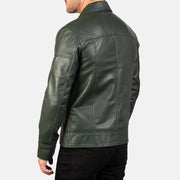 Lavendard Nahkainen Biker-takki Miehille – alternate product view 6