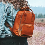 Bellary Full-Grain Leather Backpack Naisille – alternate product view 2