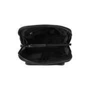 
Solid Antique Brass Hardware & Heavy-Duty Dual Zipper Detail on Floran Pintanahka Backpack