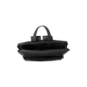 Solid Antique Brass Hardware &amp; Heavy-Duty Dual Zipper Detail on Fornella Full-Grain Leather Backpack Naisille