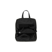 Solid Antique Brass Hardware &amp; Heavy-Duty Dual Zipper Detail on Linford Full-Grain Leather Backpack Naisille