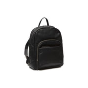 Santana Full-Grain Leather Backpack Naisille in Tan 100% Full-Grain Leather - Full Exterior Front Profile View | Buy Online