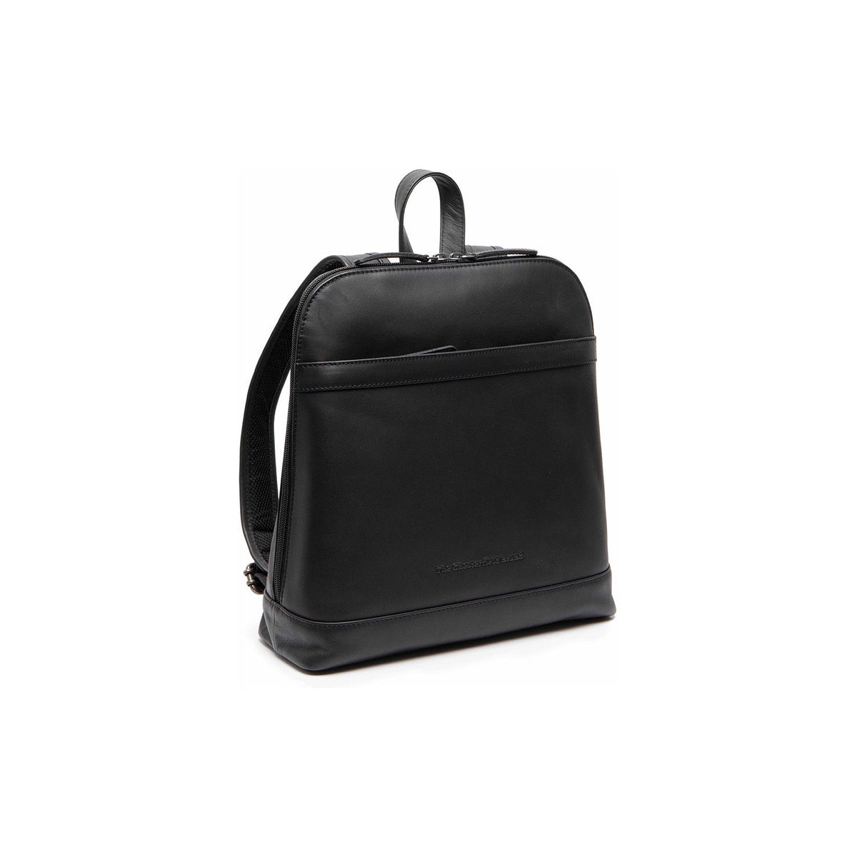 Tigris Full-Grain Leather Backpack Naisille in Classic 100% Full-Grain Leather - Full Exterior Front Profile View | Buy Online