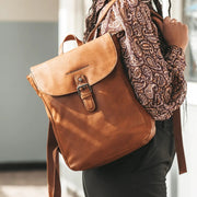 Vermont Full-Grain Leather Backpack Naisille – alternate product view 3
