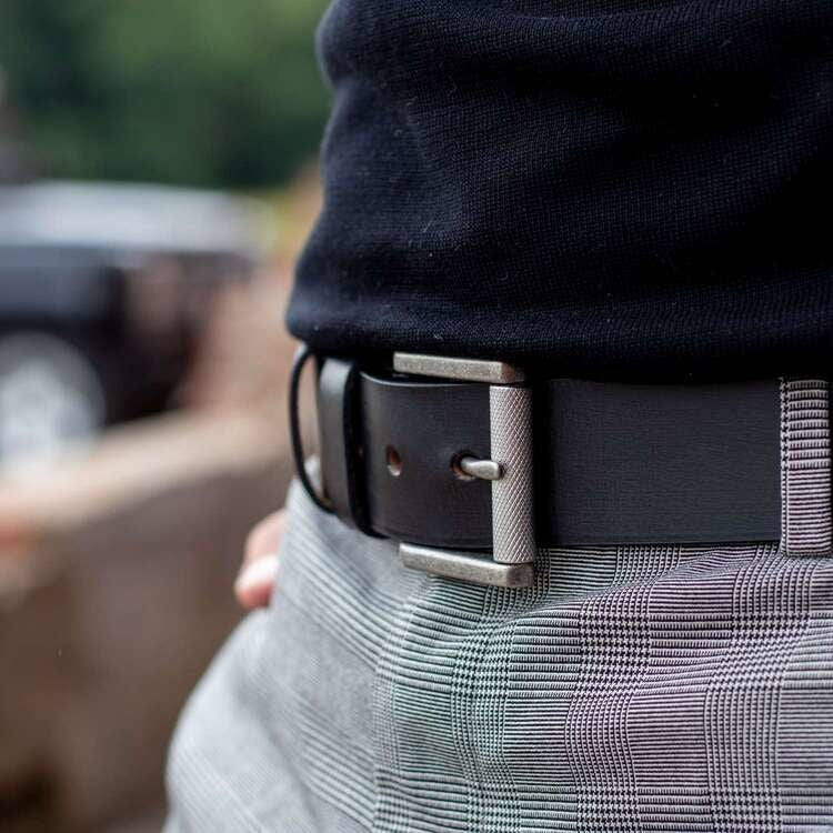 Aayden Full-Grain Leather Belt Miehille