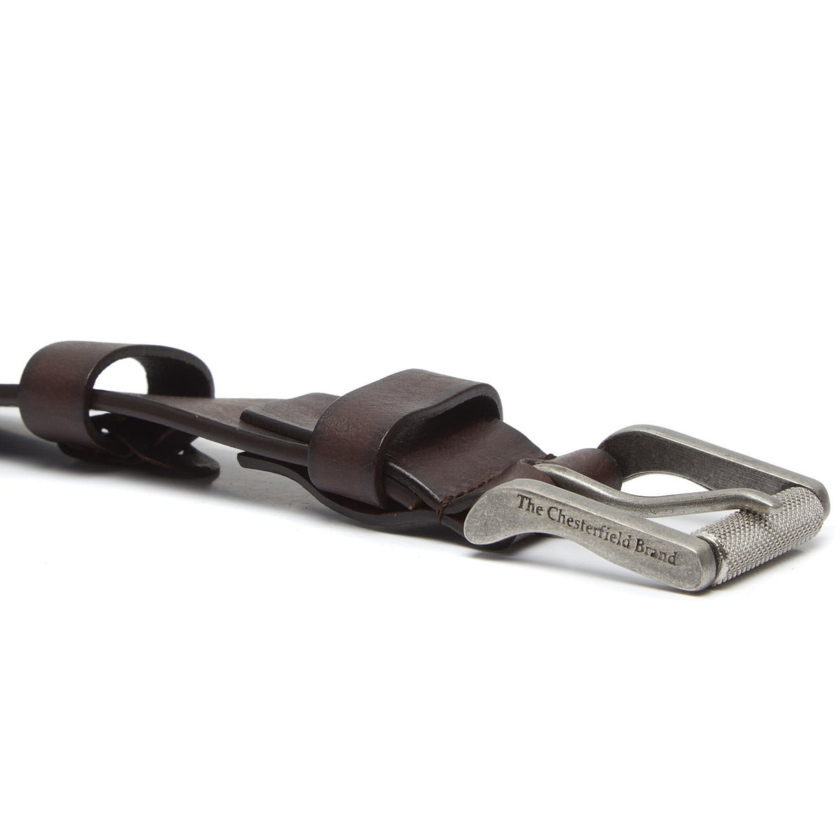 Aayden Full-Grain Leather Belt Miehille – alternate product view 2