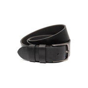 Morrison Full-Grain Leather Belt Miehille in Classic 100% Full-Grain Leather - Full Exterior Front Profile View | Buy Online