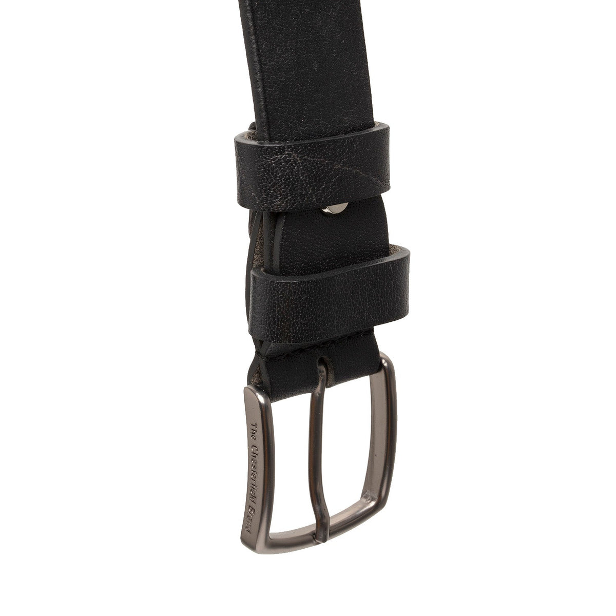 Morrison Full-Grain Leather Belt Miehille - Structured Side Profile Showing Gusset Depth &amp; Expansion Capacity