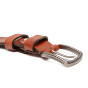 Morrison Full-Grain Leather Belt Miehille – alternate product view 2