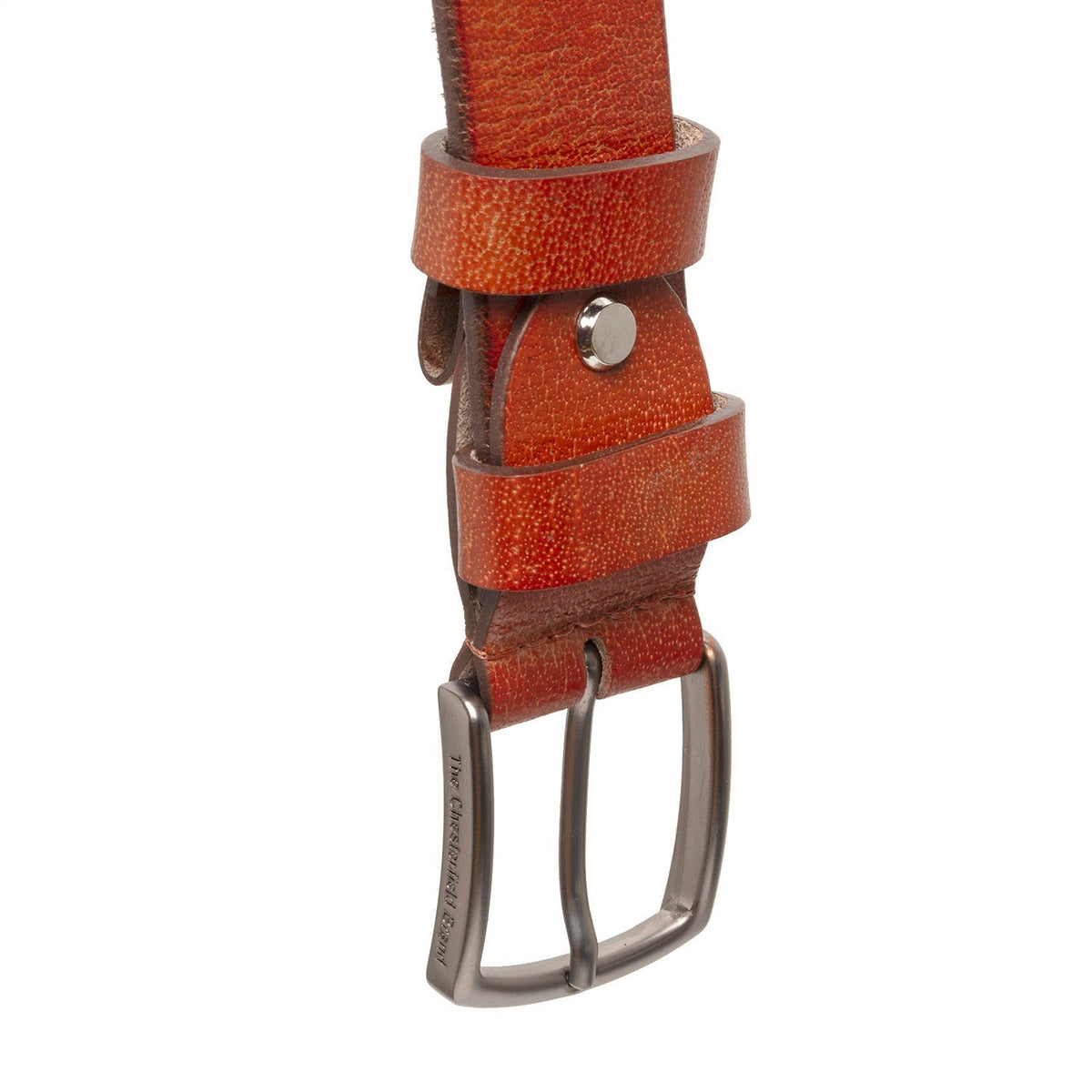 Morrison Full-Grain Leather Belt Miehille – alternate product view 3