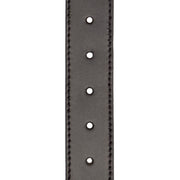 Solid Antique Brass Hardware &amp; Heavy-Duty Dual Zipper Detail on Vaaleanruskeaaro Full-Grain Leather Belt Miehille