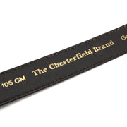 Vaaleanruskeaaro Full-Grain Leather Belt Miehille - Structured Side Profile Showing Gusset Depth &amp; Expansion Capacity
