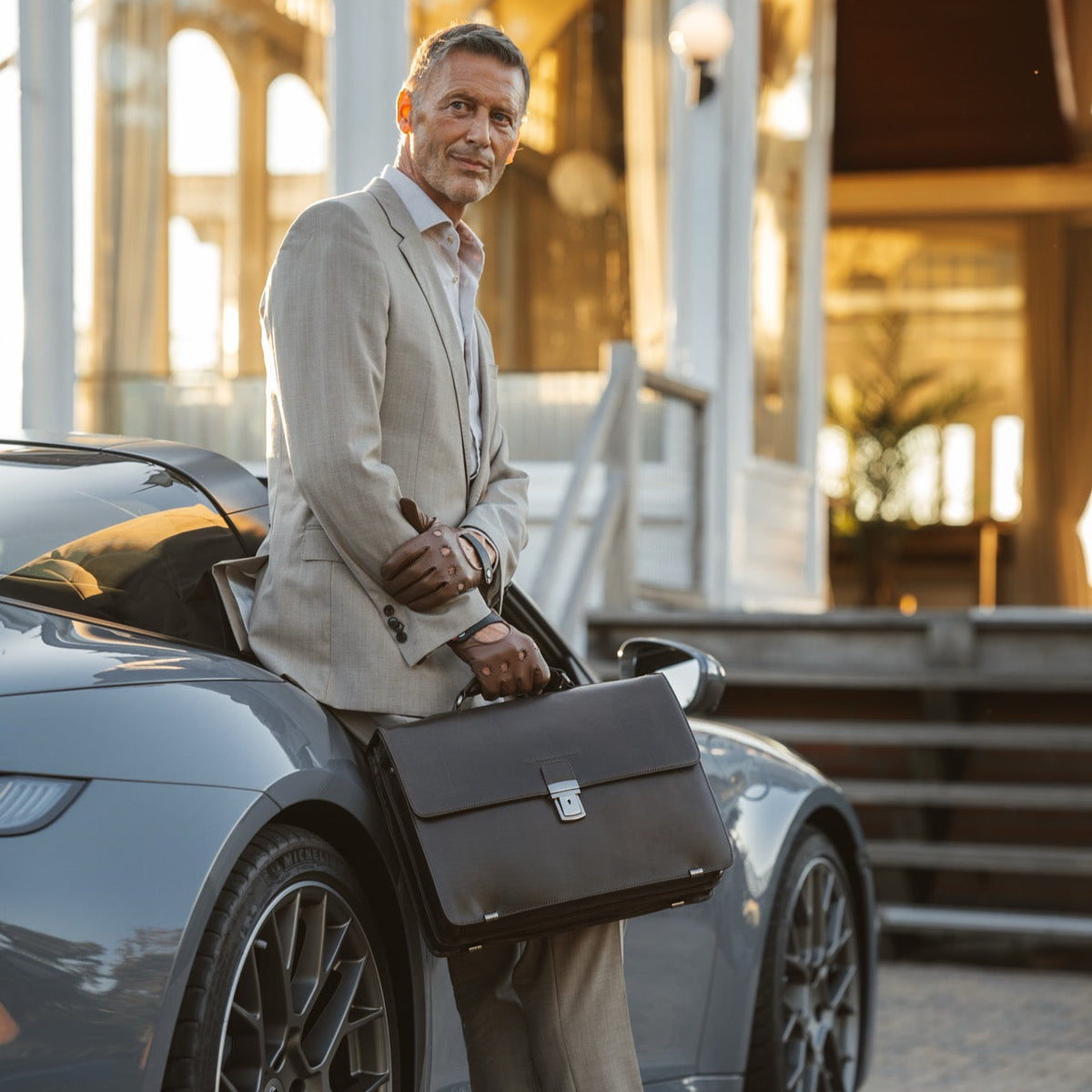 
Salvatore Pintanahka Briefcase Miehille – alternate product view 3