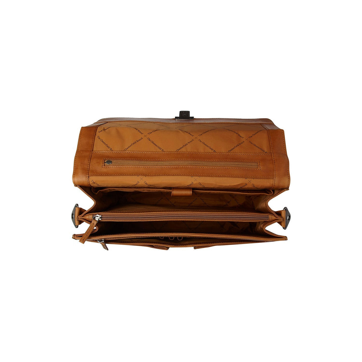 Stuttgart Full-Grain Leather Briefcase Naisille – alternate product view 3
