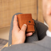 Barrea Full-Grain Leather Card Holder Naisille – alternate product view 2