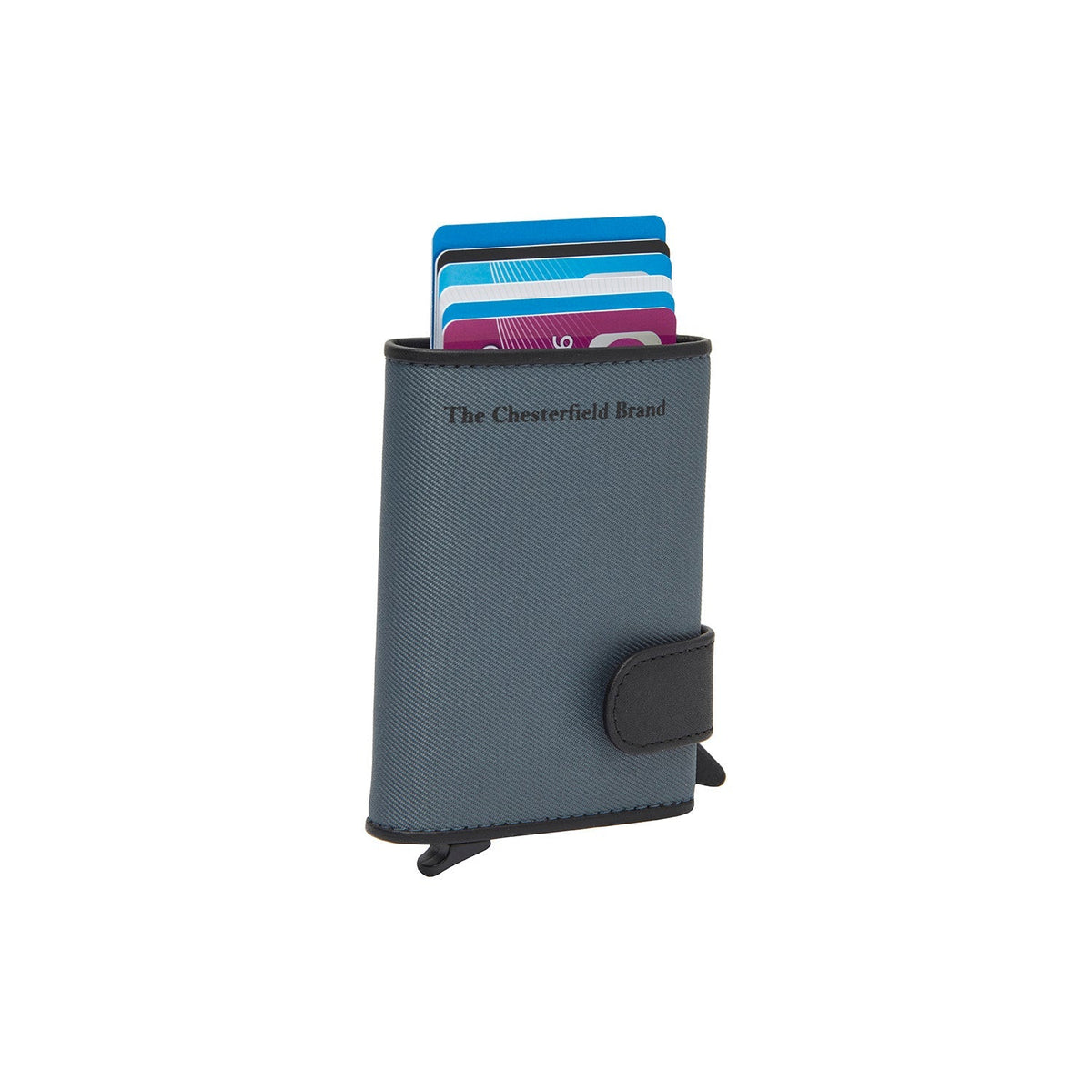 Delsbo Full-Grain Leather Card Holder Naisille in Classic 100% Full-Grain Leather - Full Exterior Front Profile View | Buy Online