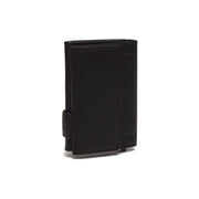 
Classic 100% Full-Grain Leather Card Holder - Takanäkymä vahvistetuilla nahkahihnoilla