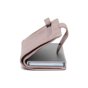Solid Antique Brass Hardware &amp; Heavy-Duty Dual Zipper Detail on Kaunas Full-Grain Leather Card Holder Naisille