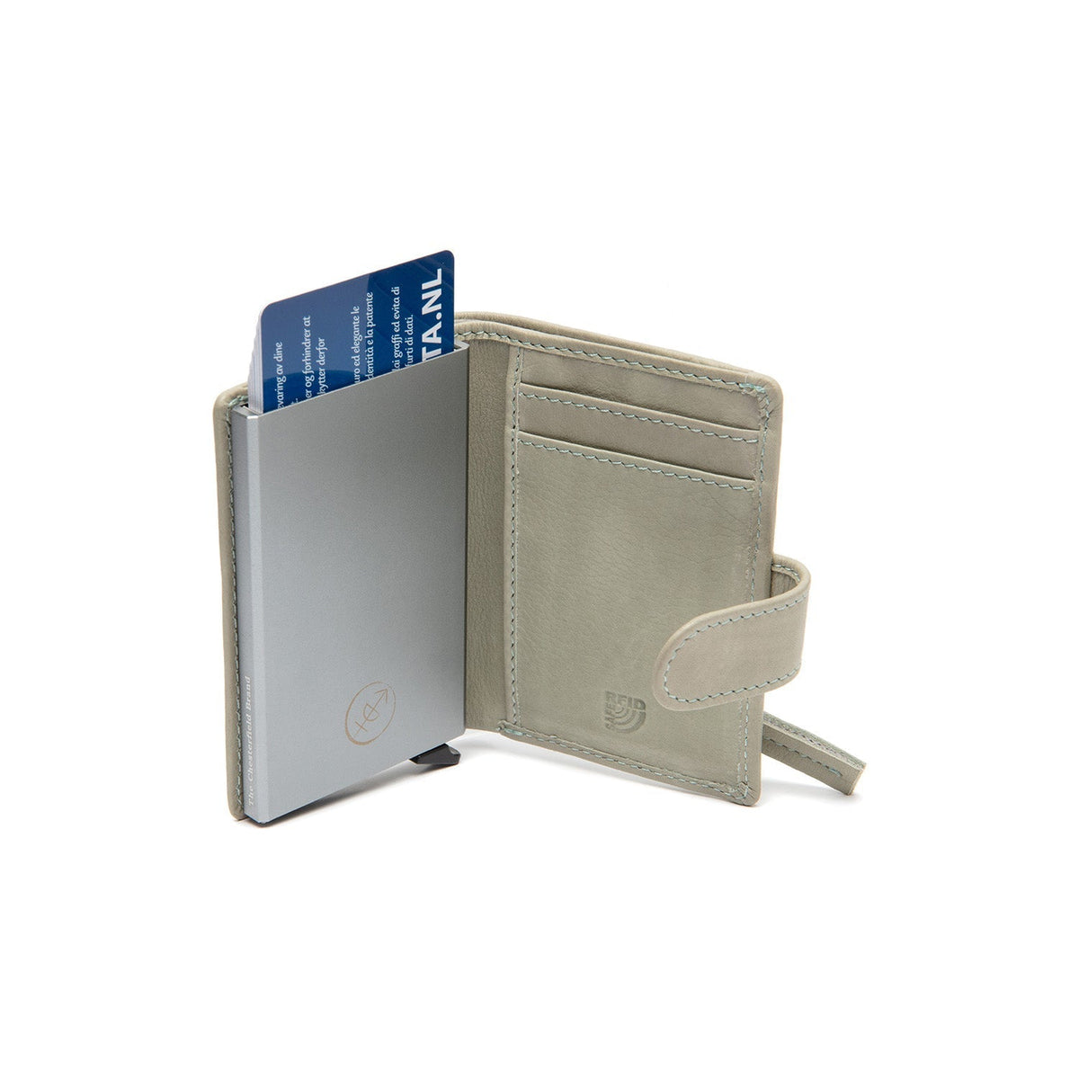 Kaunas Full-Grain Leather Card Holder Naisille – alternate product view 2