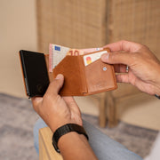 Lancaster Full-Grain Leather Card Holder Naisille – alternate product view 3