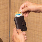 Leipzig Full-Grain Leather Card Holder Naisille – alternate product view 2