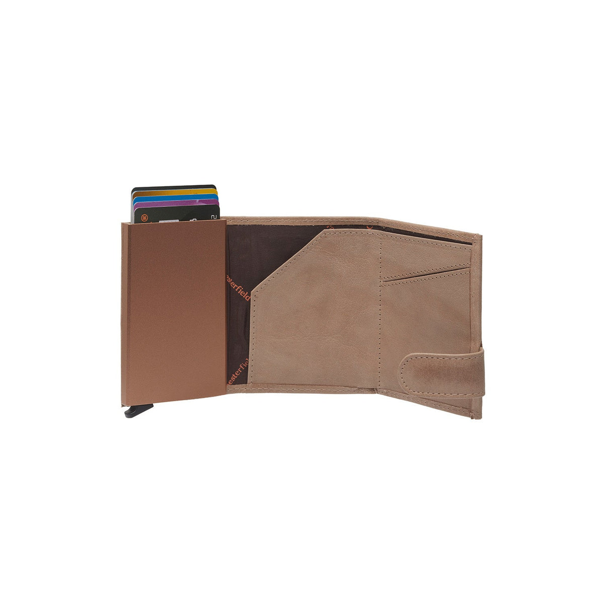 Mannheim Full-Grain Leather Card Holder Naisille – alternate product view 3