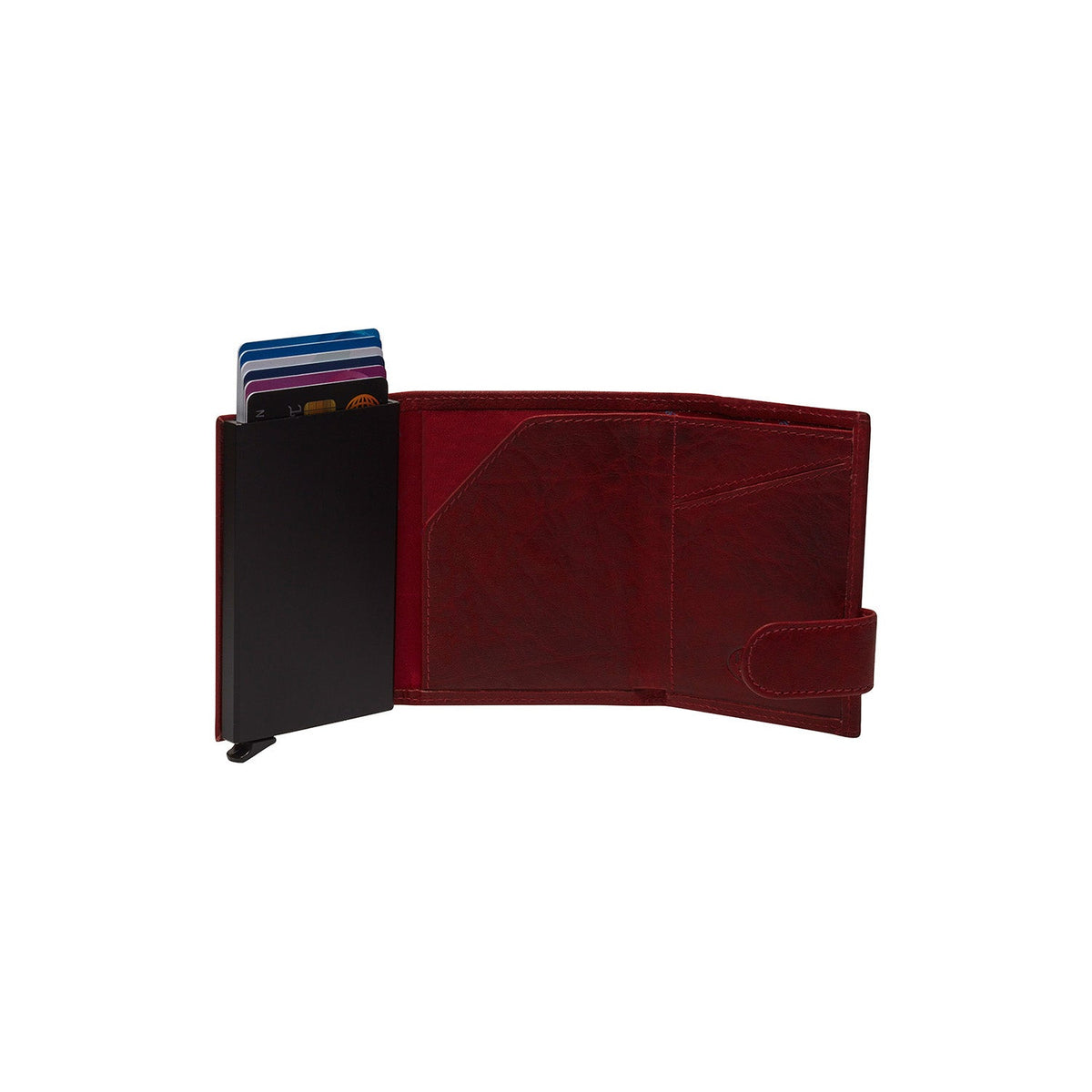 Mannheim Full-Grain Leather Card Holder Naisille – alternate product view 3