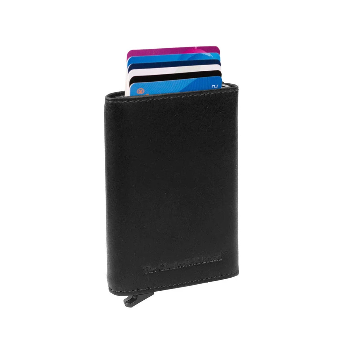 Palma Full-Grain Leather Card Holder Naisille in Classic 100% Full-Grain Leather - Full Exterior Front Profile View | Buy Online