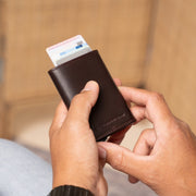 Palma Full-Grain Leather Card Holder Naisille – alternate product view 2
