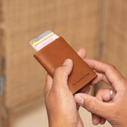 Palma Full-Grain Leather Card Holder Naisille – alternate product view 2