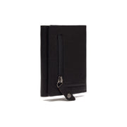 Solid Antique Brass Hardware &amp; Heavy-Duty Dual Zipper Detail on Paris Full-Grain Leather Card Holder Naisille