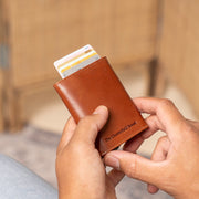 Paris Full-Grain Leather Card Holder Naisille – alternate product view 2