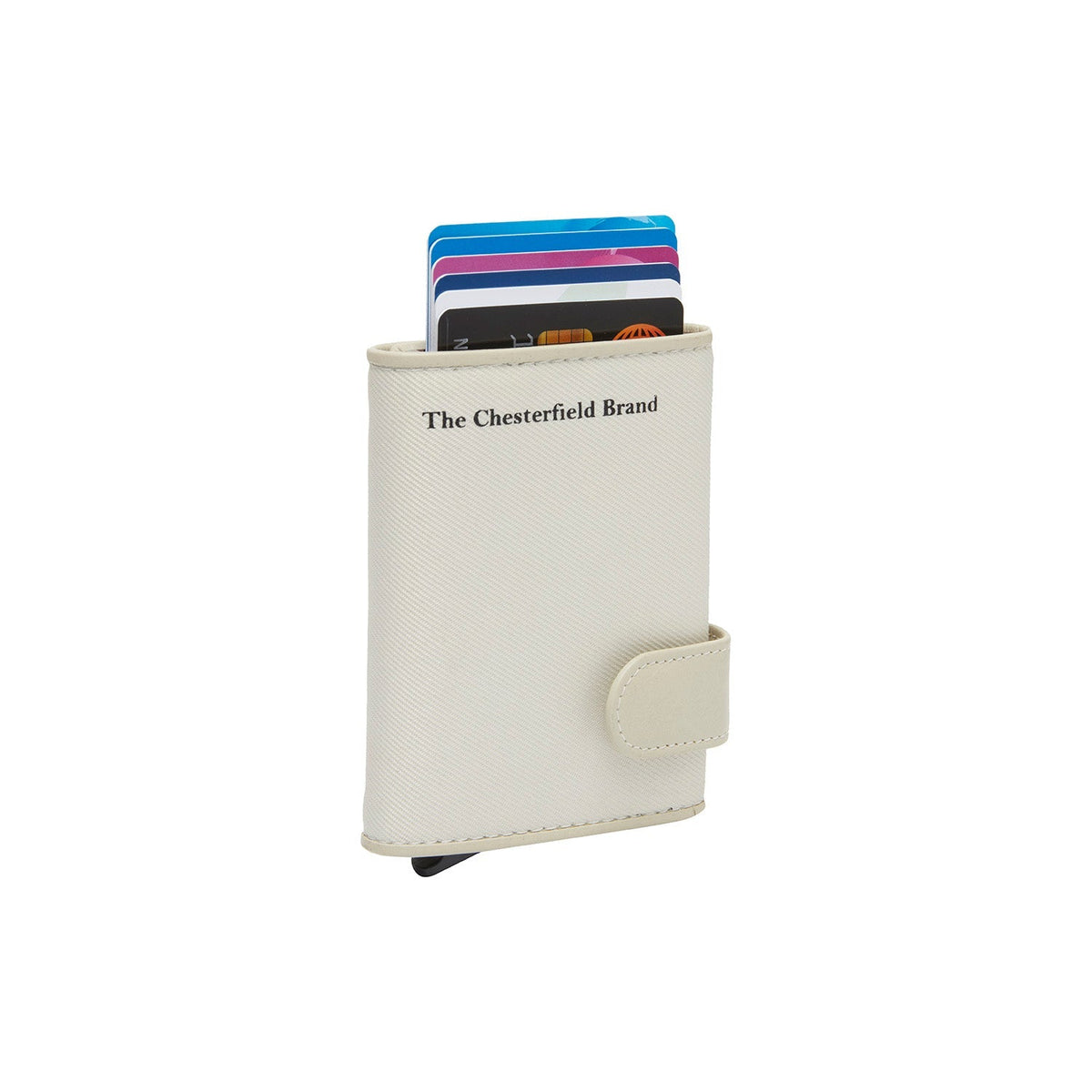 Sabana Full-Grain Leather Card Holder Naisille in Classic 100% Full-Grain Leather - Full Exterior Front Profile View | Buy Online