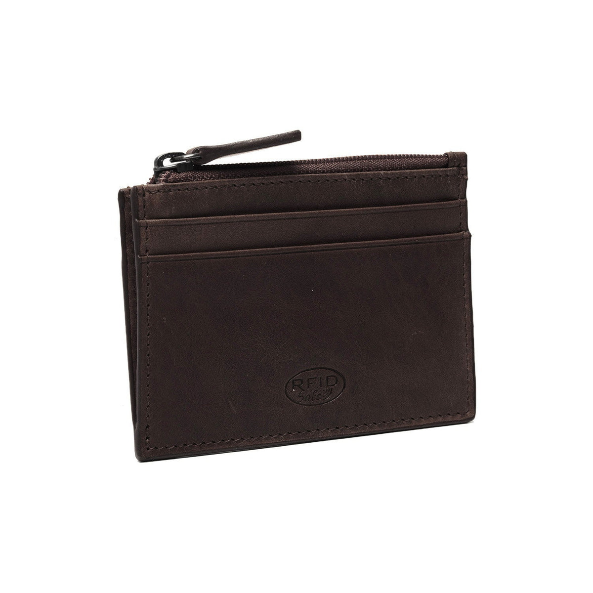 Brown Leather Card Wallet Naisille, detail view 4