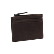 Brown Leather Card Wallet Naisille, detail view 4