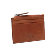 Cognac Leather Card Wallet Naisille, detail view 5