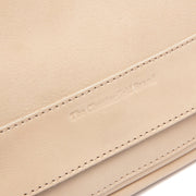 Solid Antique Brass Hardware &amp; Heavy-Duty Dual Zipper Detail on Ann Full-Grain Leather Crossbody Bag Naisille