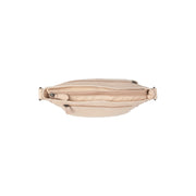 
Solid Antique Brass Hardware & Heavy-Duty Dual Zipper Detail on Aston Nahkainen crossbody-laukku