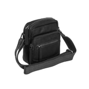 Bremen Full-Grain Leather Crossbody Bag Miehille in Classic 100% Full-Grain Leather - Full Exterior Front Profile View | Buy Online