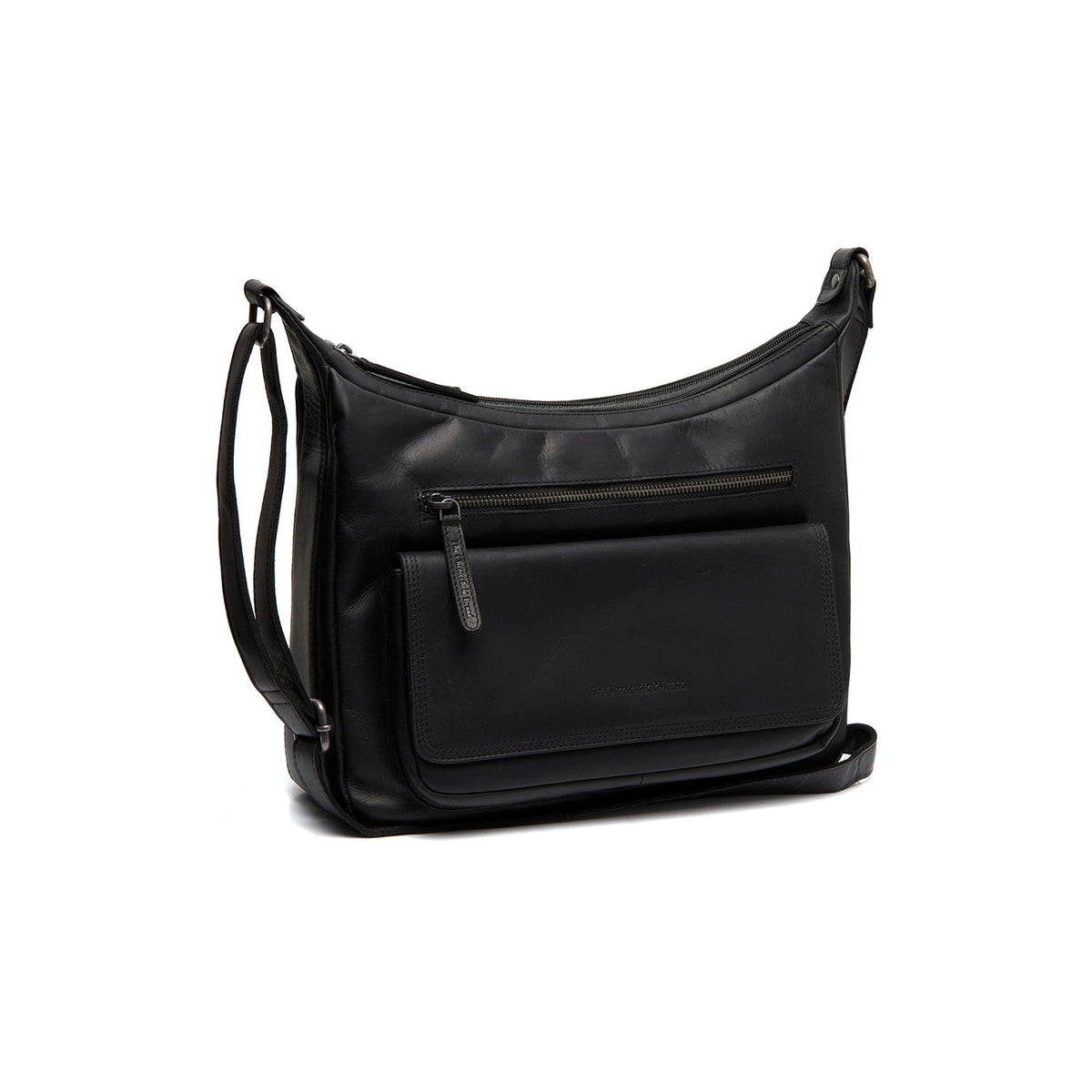 Bryson Full-Grain Leather Crossbody Bag Naisille in Classic 100% Full-Grain Leather - Full Exterior Front Profile View | Buy Online