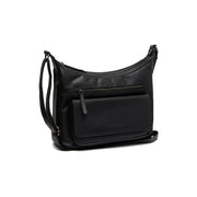 Bryson Full-Grain Leather Crossbody Bag Naisille in Classic 100% Full-Grain Leather - Full Exterior Front Profile View | Buy Online