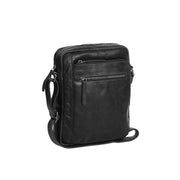Dessau Full-Grain Leather Crossbody Bag Miehille in Classic 100% Full-Grain Leather - Full Exterior Front Profile View | Buy Online