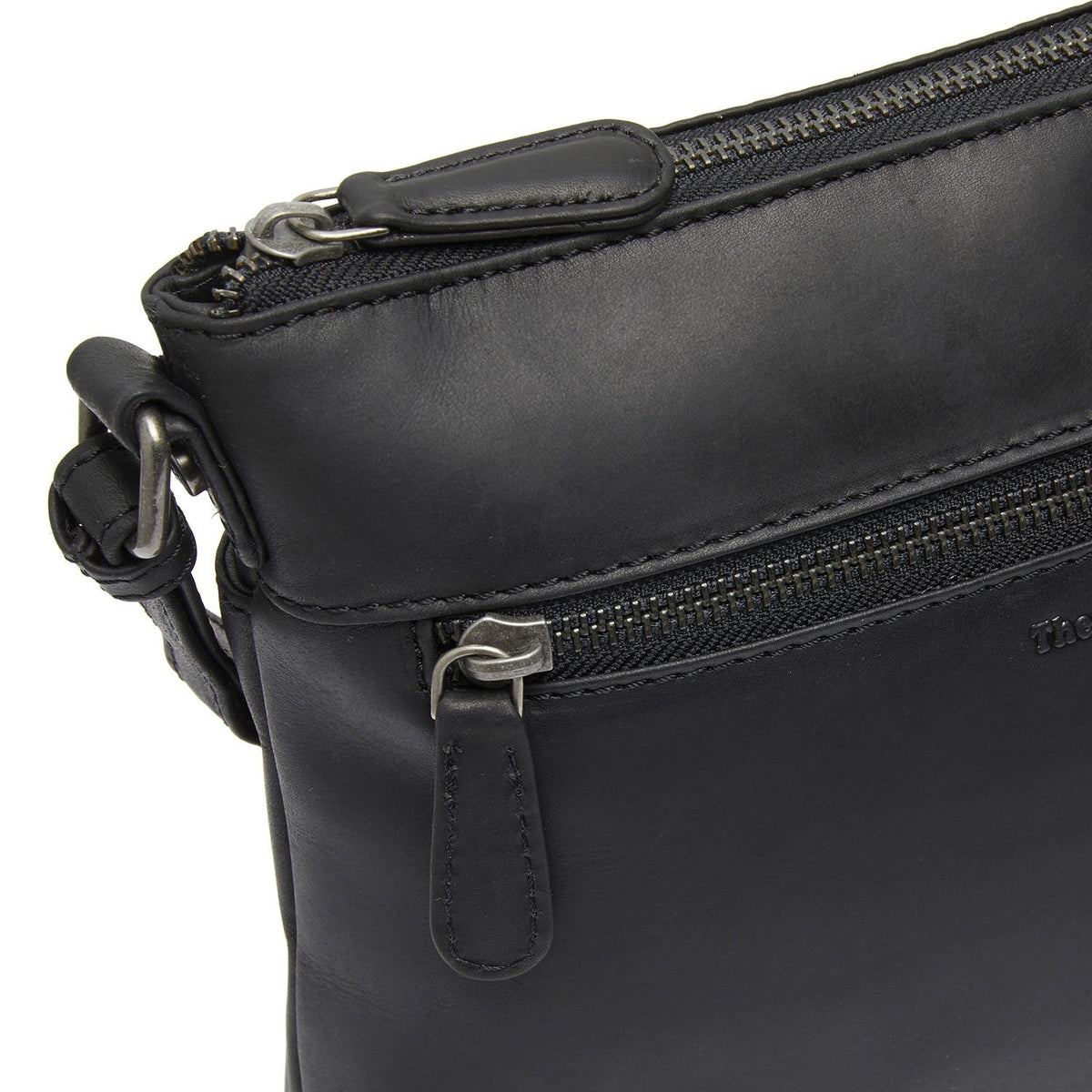 
Classic 100% Full-Grain leather Bag - Takanäkymä vahvistetuilla nahkahihnoilla
