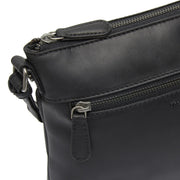 
Classic 100% Full-Grain leather Bag - Takanäkymä vahvistetuilla nahkahihnoilla