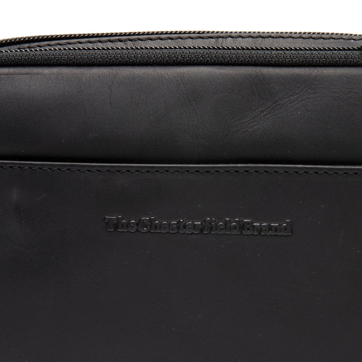 
Classic 100% Full-Grain leather Bag - Takanäkymä vahvistetuilla nahkahihnoilla