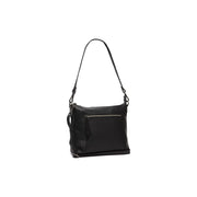 
Faro Nahkainen crossbody-laukku klassista 100% pintanahkaa - Full Exterior Edestä ja räätälöity siluetti | Osta verkosta