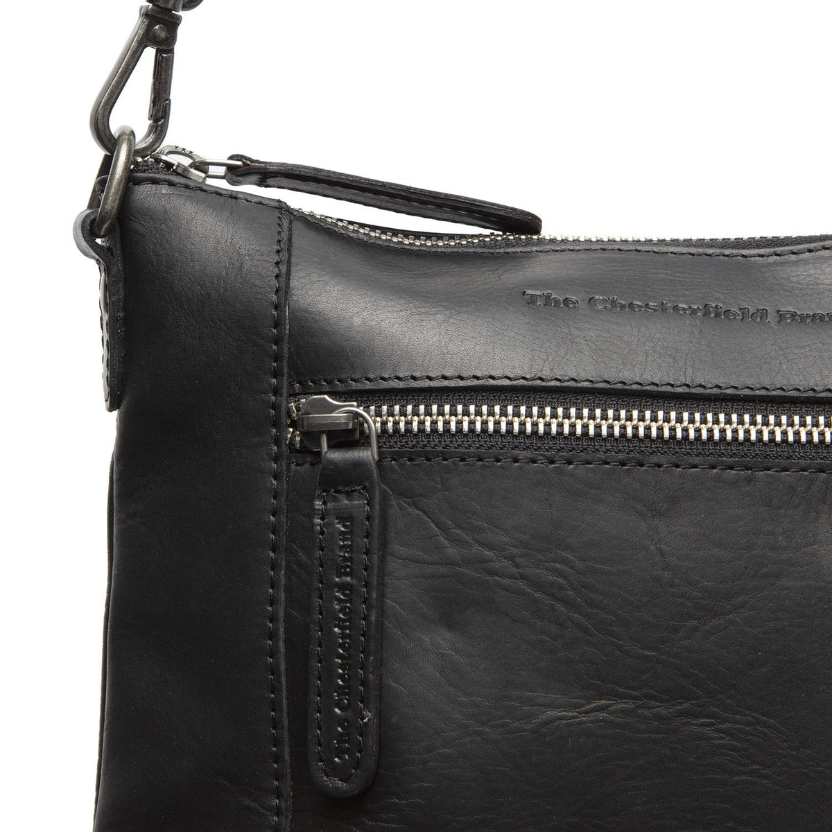 
Faro Nahkainen crossbody-laukku - Rakenteellinen sivuprofiili ja tilavuus