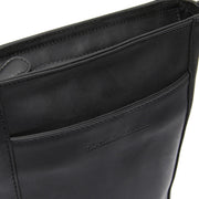 
Classic 100% Full-Grain leather Bag - Takanäkymä vahvistetuilla nahkahihnoilla