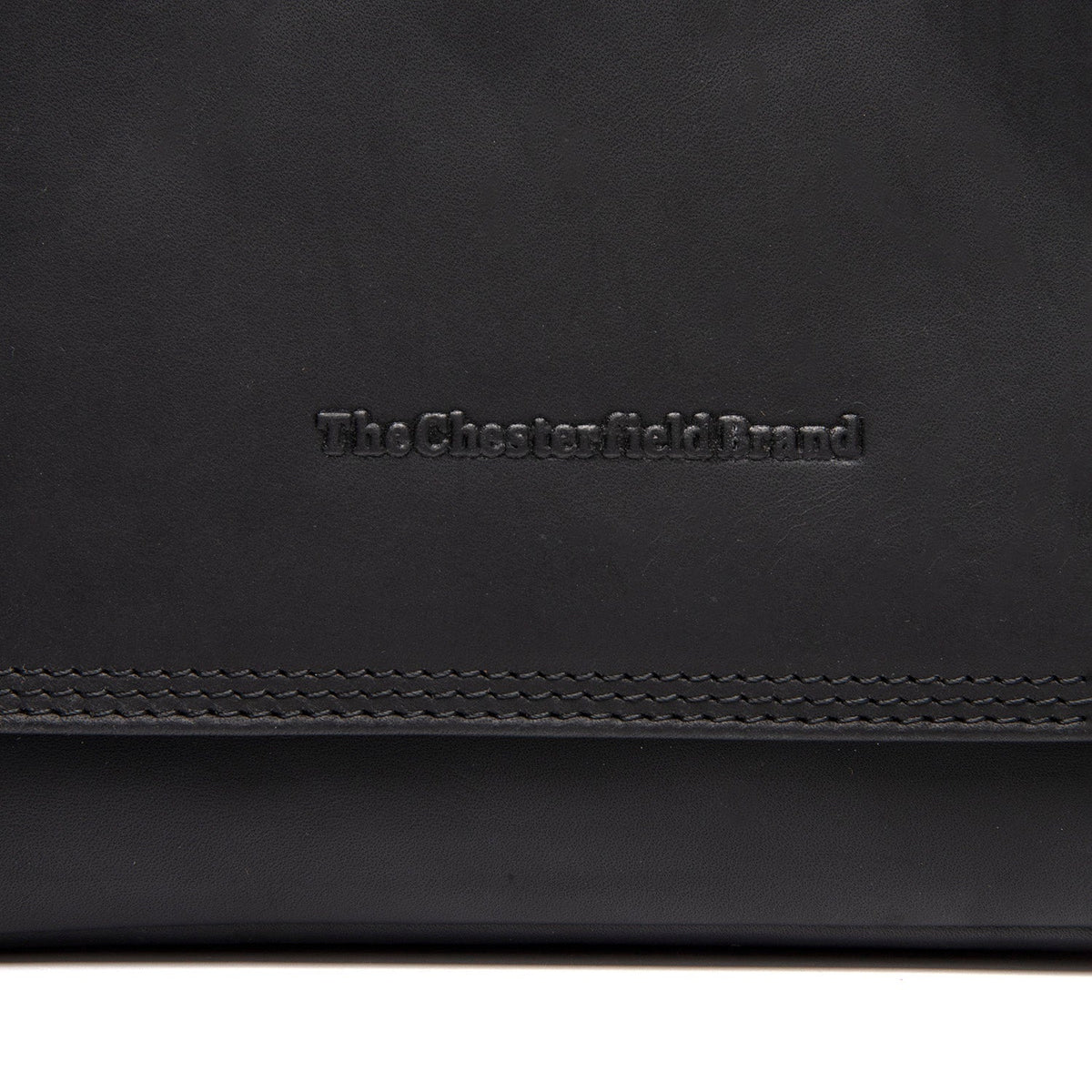 
Classic 100% Full-Grain leather Bag - Takanäkymä vahvistetuilla nahkahihnoilla